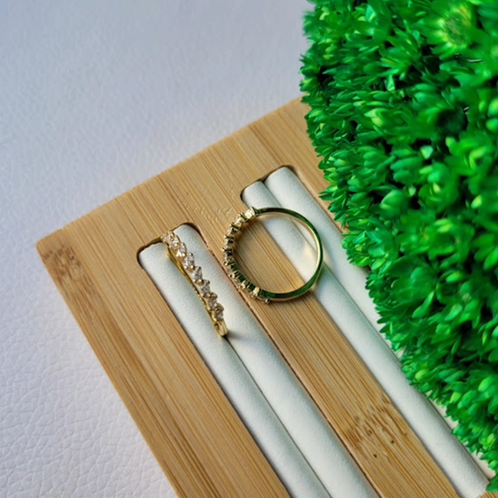 Anel Retângulos Cristal