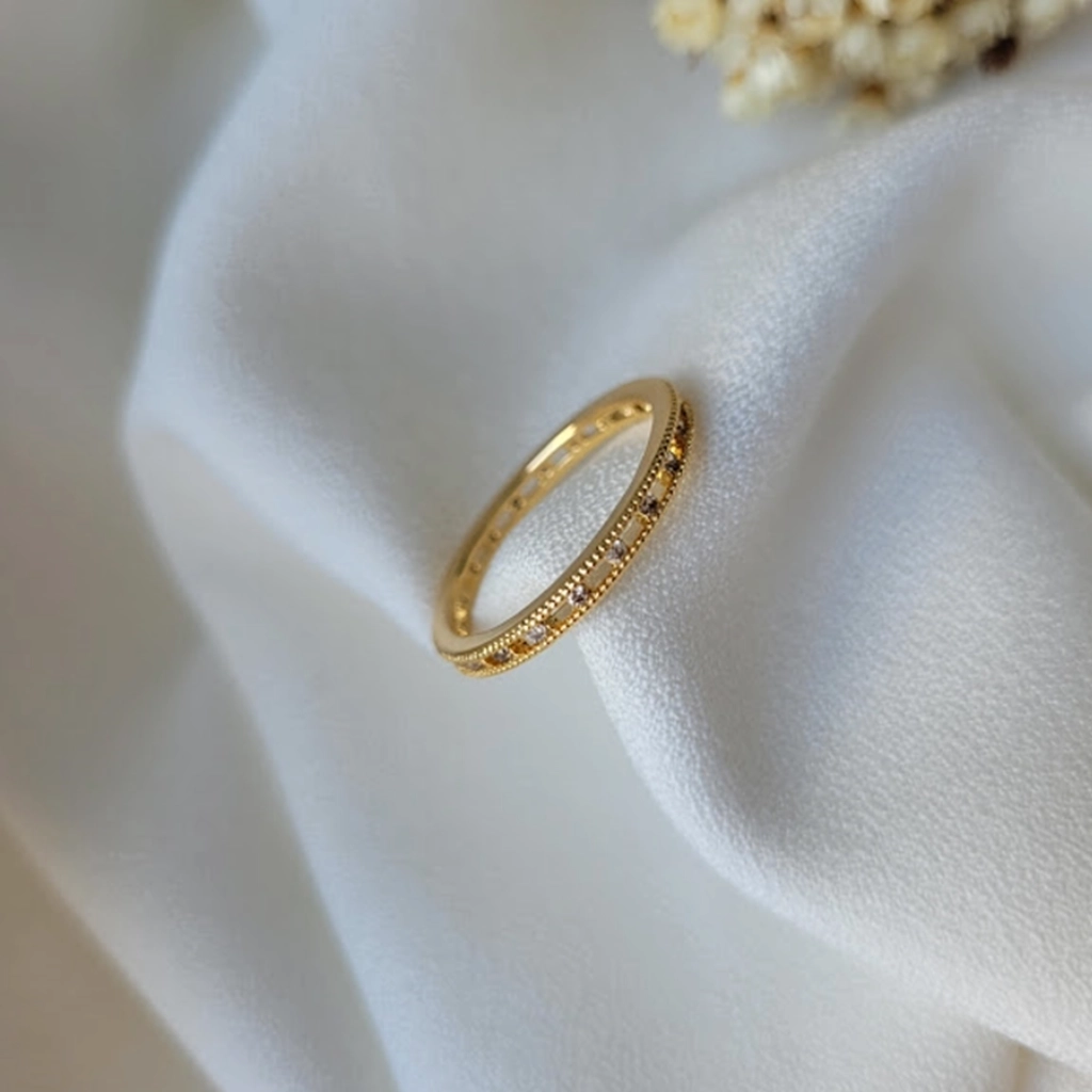 Anel Aparador Cravejado Cristal