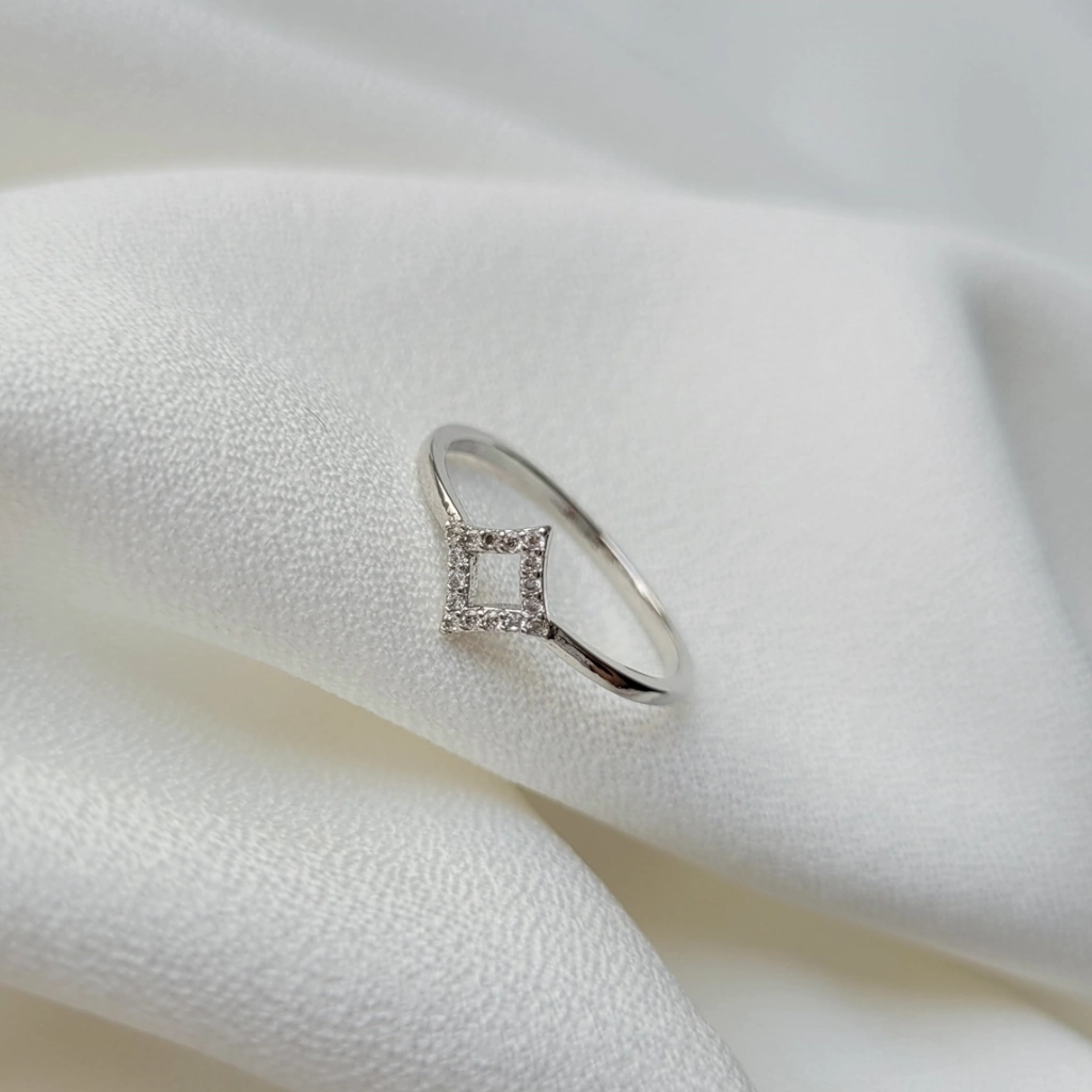 Anel Losango Cristal