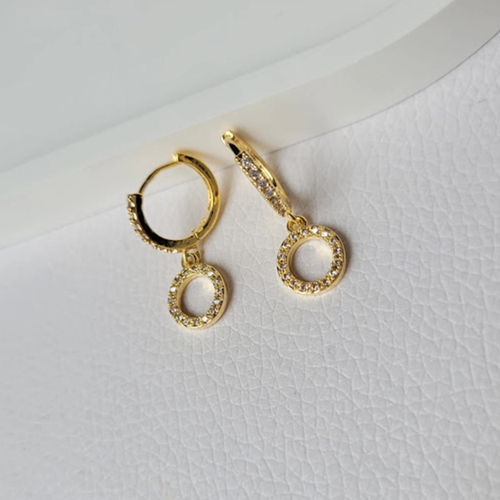 Argola Círculo Cristal