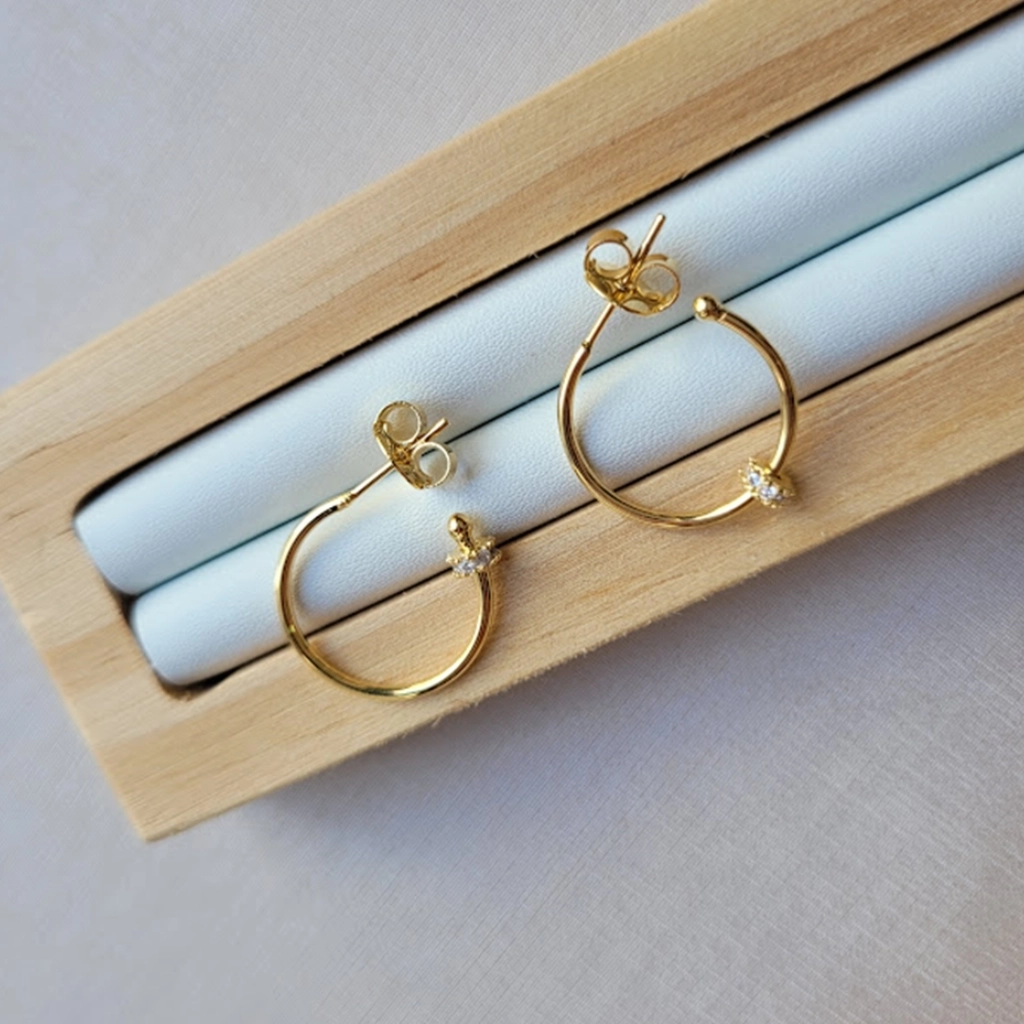 Argola Móvel Cristal