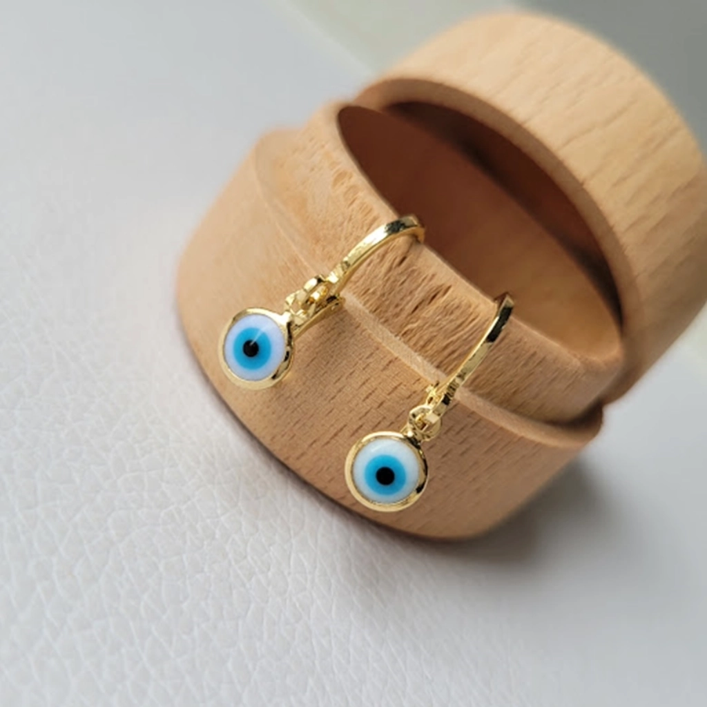 Argola Click Olho Grego