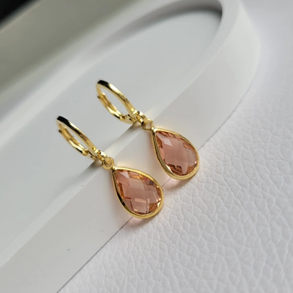 Argola Gota Morganita