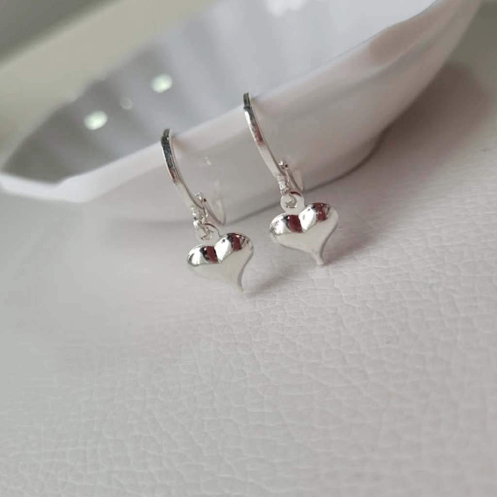 Argola Coração Liso