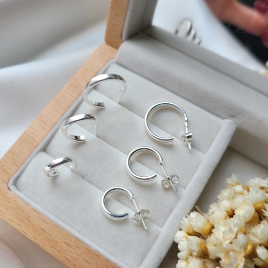 Trio de Argolas Lisa