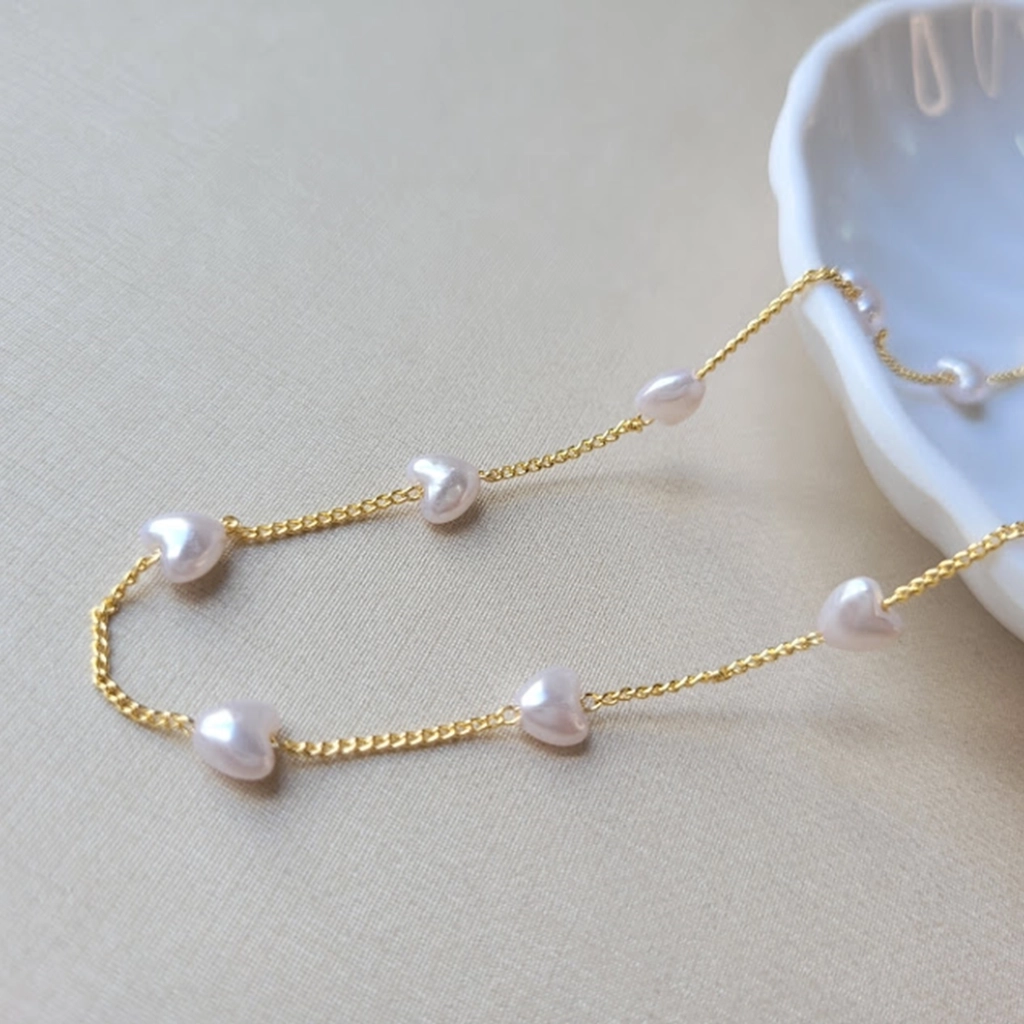 Colar com Corações