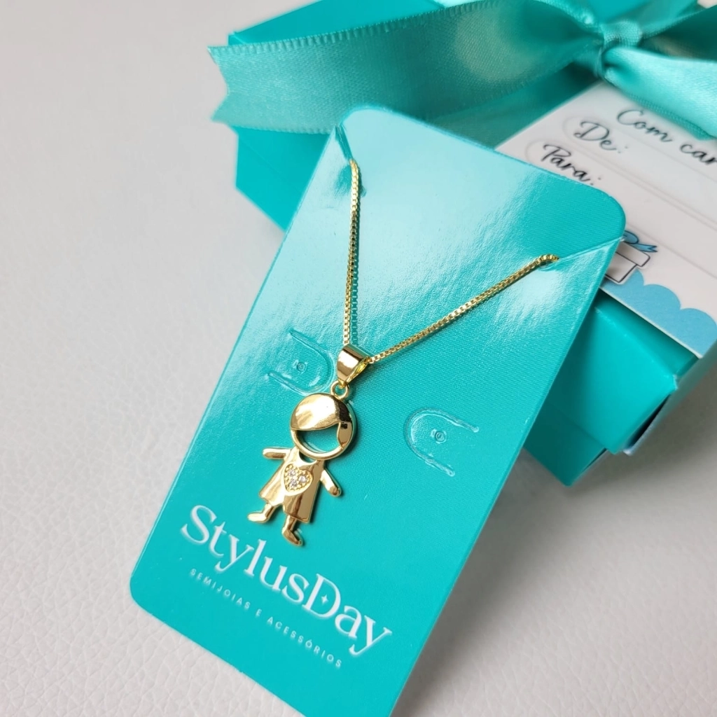 Colar Menino Cristal