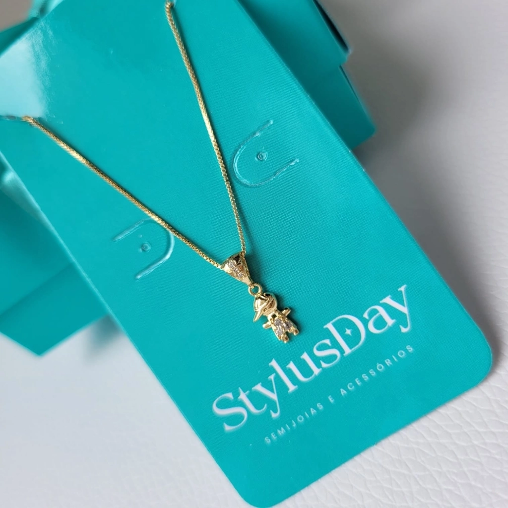 Colar Menino Cristal