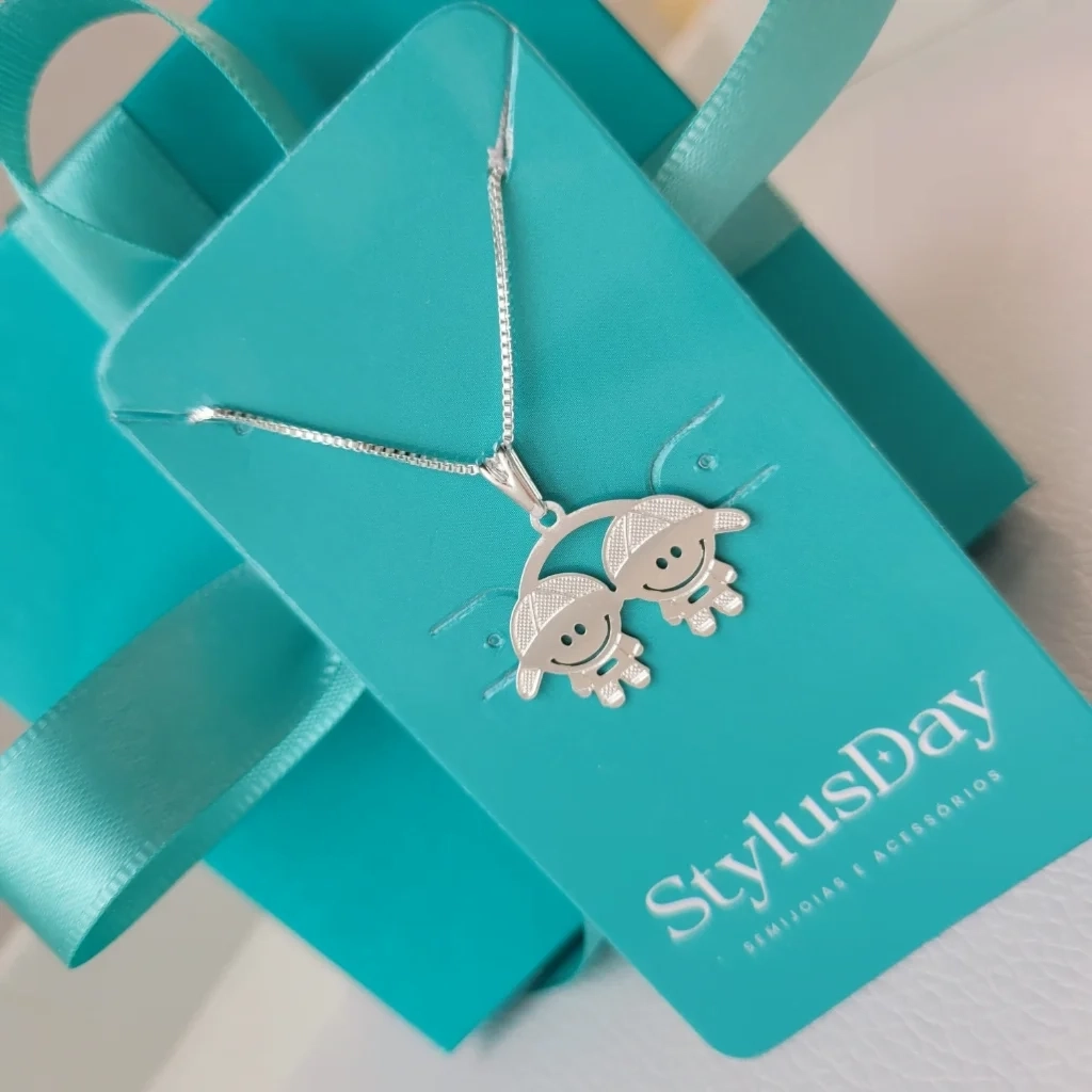 Colar Filhos (2 Meninos)