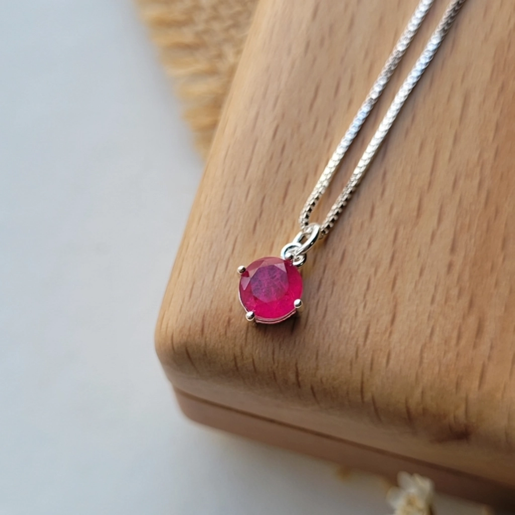 Colar Círculo Fusion Fúcsia