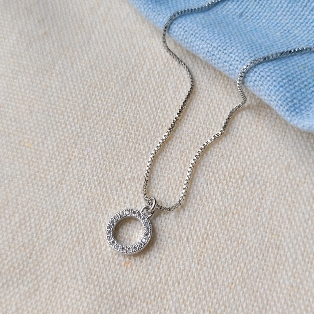 Colar Círculo Cristal