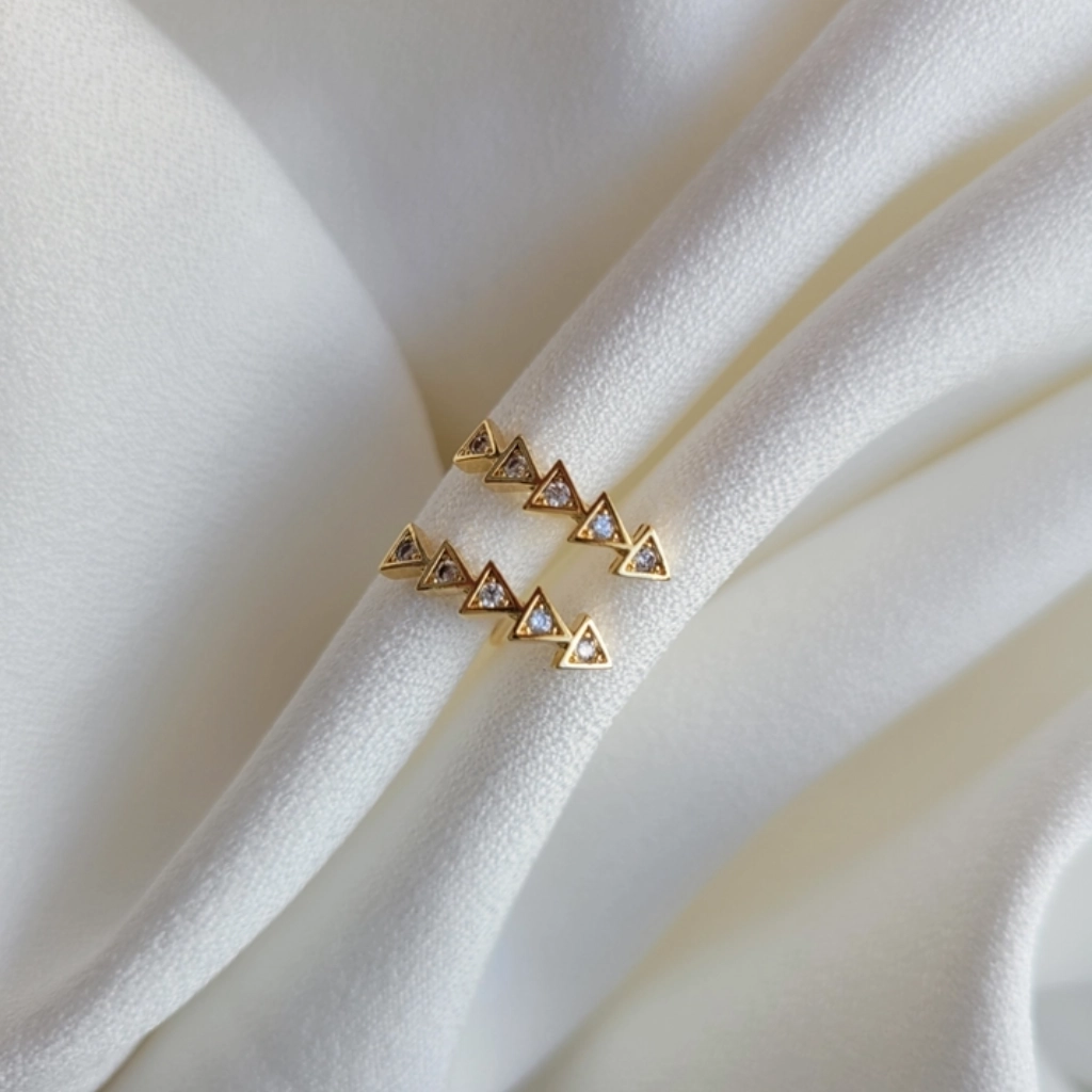 Ear Hook Seta Cristal