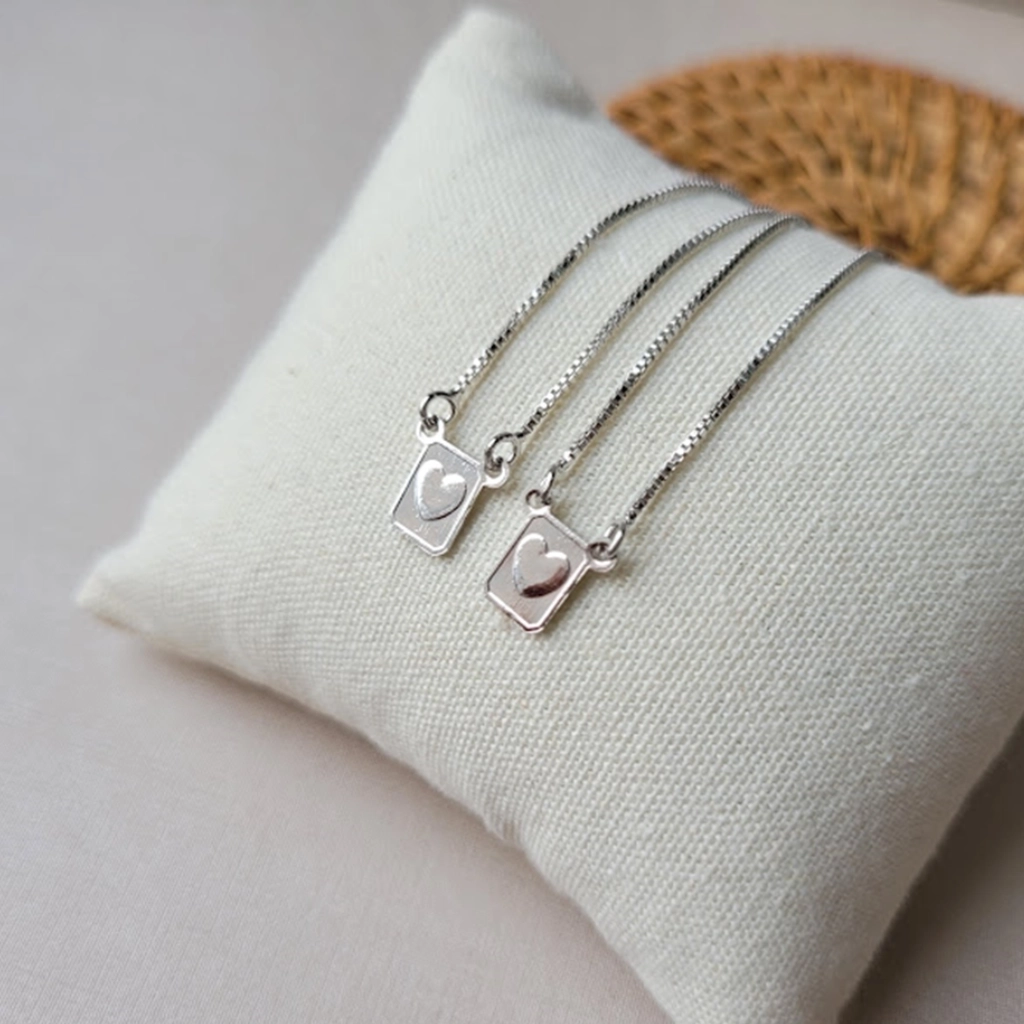 Escapulário Plaquinha Coração