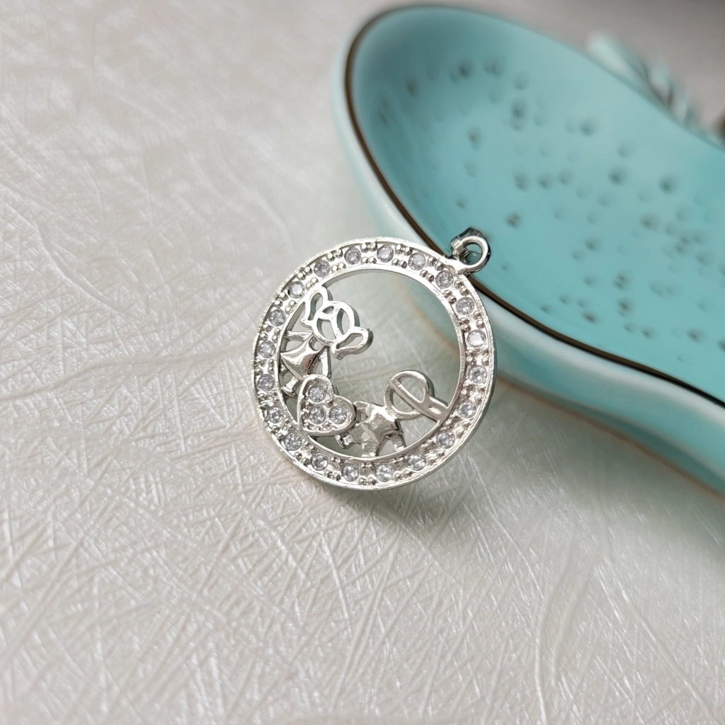 Pingente Mandala Filhos (Casal) Cristal