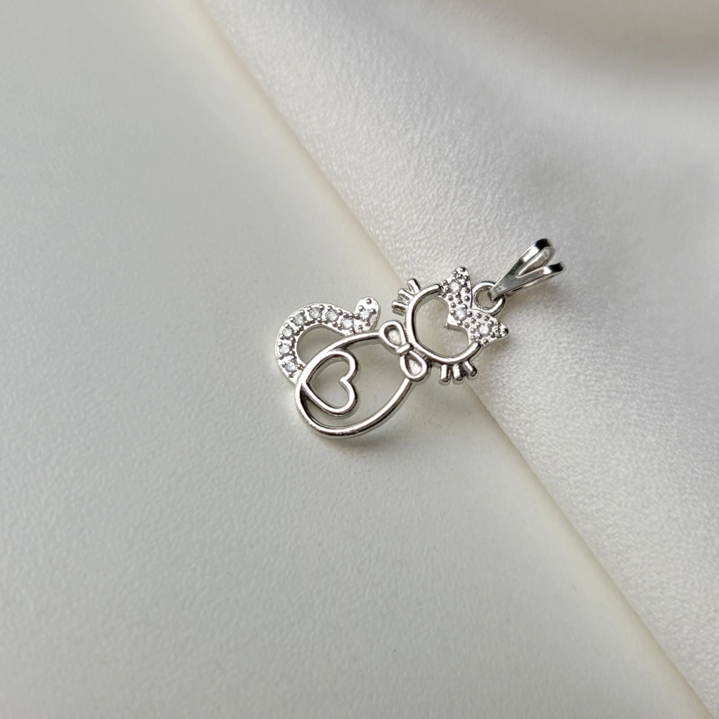 Pingente Gato Gravata