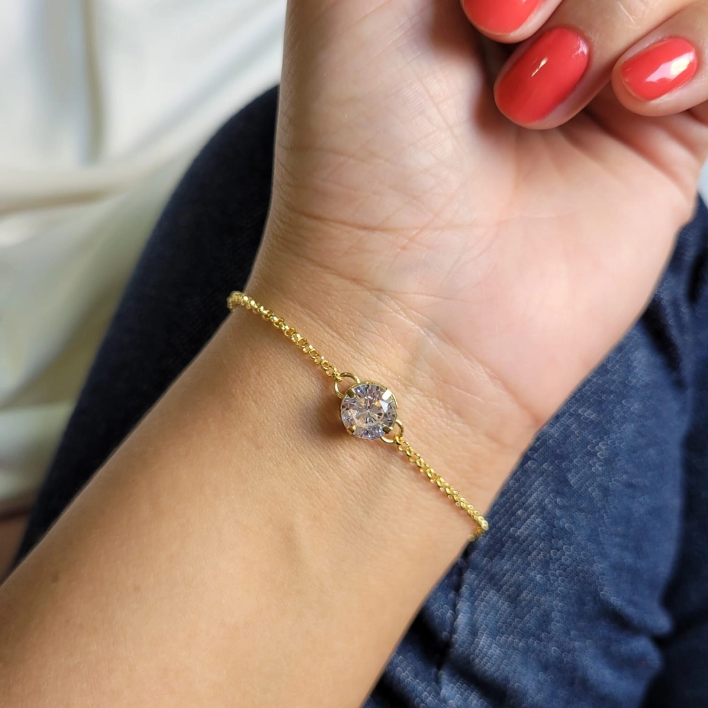 Pulseira Círculo Cristal