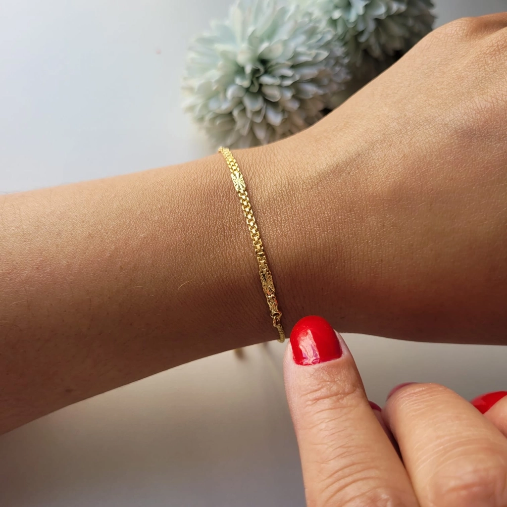 Pulseira Chapada Regulável