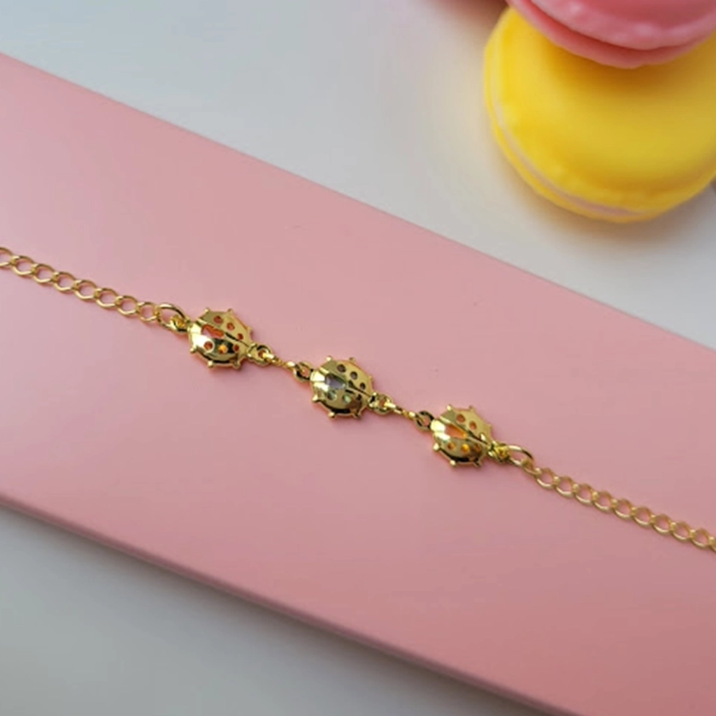 Pulseira Infantil Joaninha