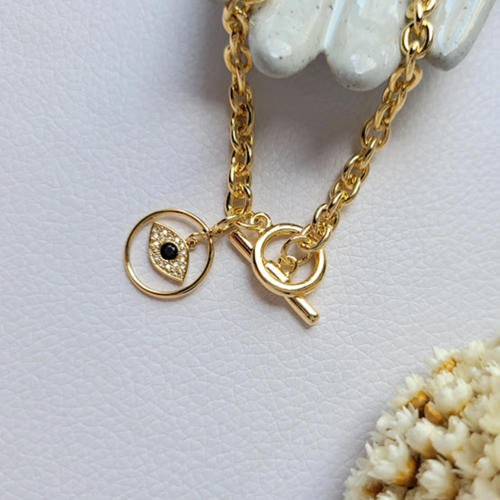 Pulseira Elos Olho Grego