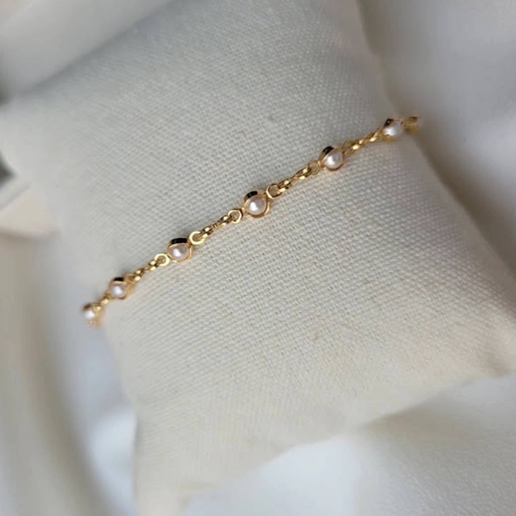 Pulseira Mini Pérolas