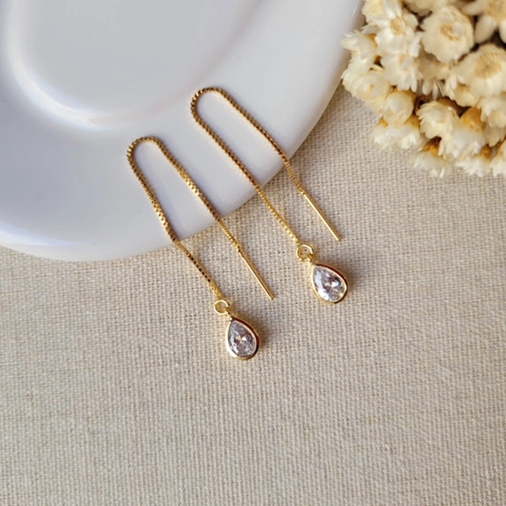 Brinco Gota Cristal