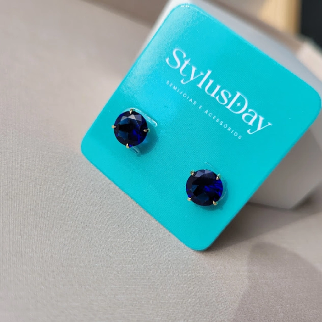 Brinco Círculo Roxo