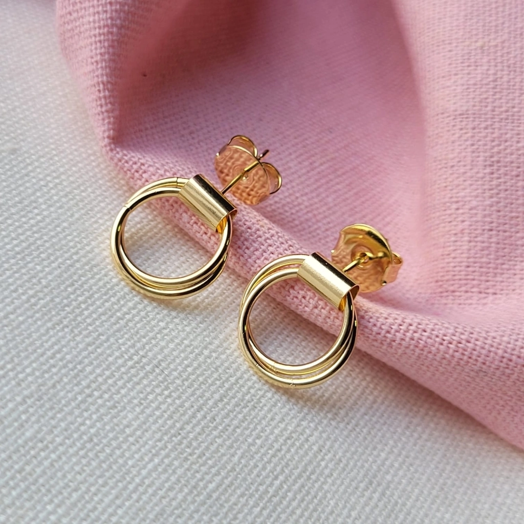 Brinco Duplo Círculo