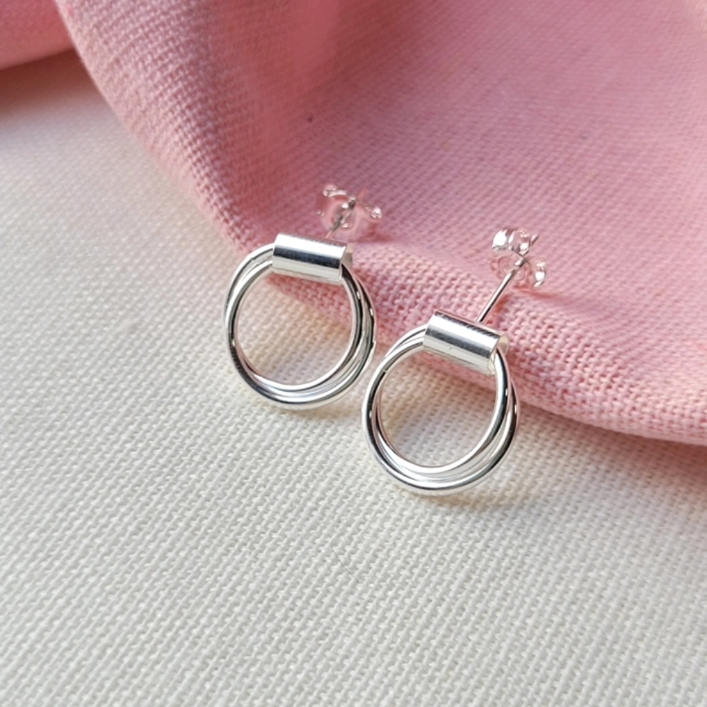 Brinco Duplo Círculo
