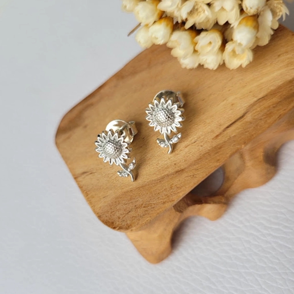 Brinco Girassol Cristal